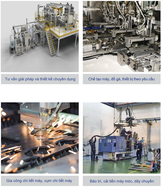 LĨNH VỰC HOẠT ĐỘNG CƠ KHÍ